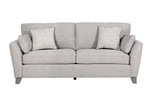 Elysium 3 seater sofa couch in a luxe grey shade