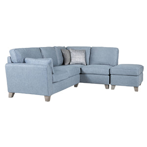 Elysium Blue RHF corner sofa elegance