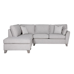 Elysium Grey LHF corner sofa in elegant design