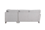 Elysium corner sofa with solid wood legs