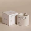 heart shaped engaged candle lifestyle image 