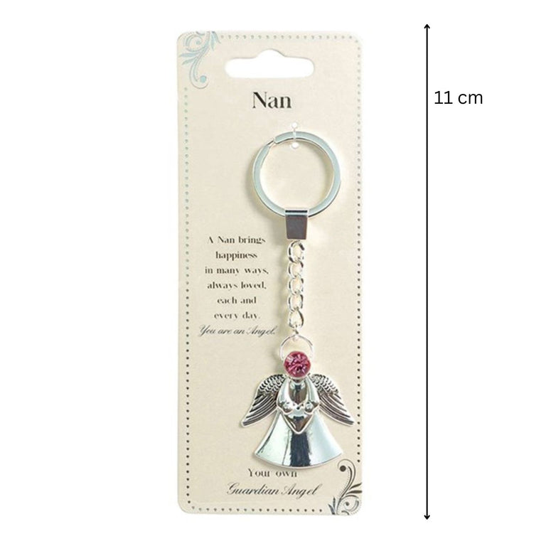 Guardian Angel Keychain Nan – Meaningful Keepsake Gift