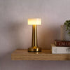 life style image of bronze USB table lamp 