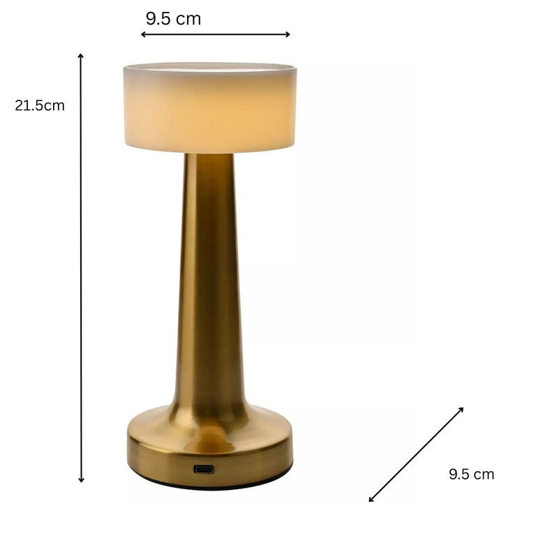 Hestia Bronze USB LED Touch Table Lamp – Home Accessories Lighting