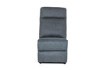 Comfortable armless sectional couch with lumbar support.
