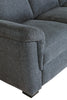 Bowie 2 Seater Sofa in Azul fabric featuring lumbar support.
