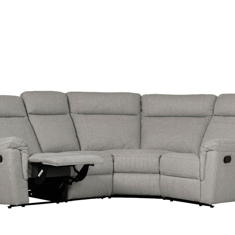 Bowie Corner Sofa Grey Recliner