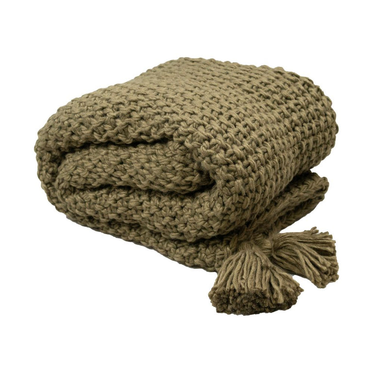 Scatterbox Collins Throw Green