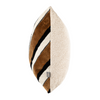 Elegant Cognac/Cream Scatterbox Cushion Bryce 40x60 cm