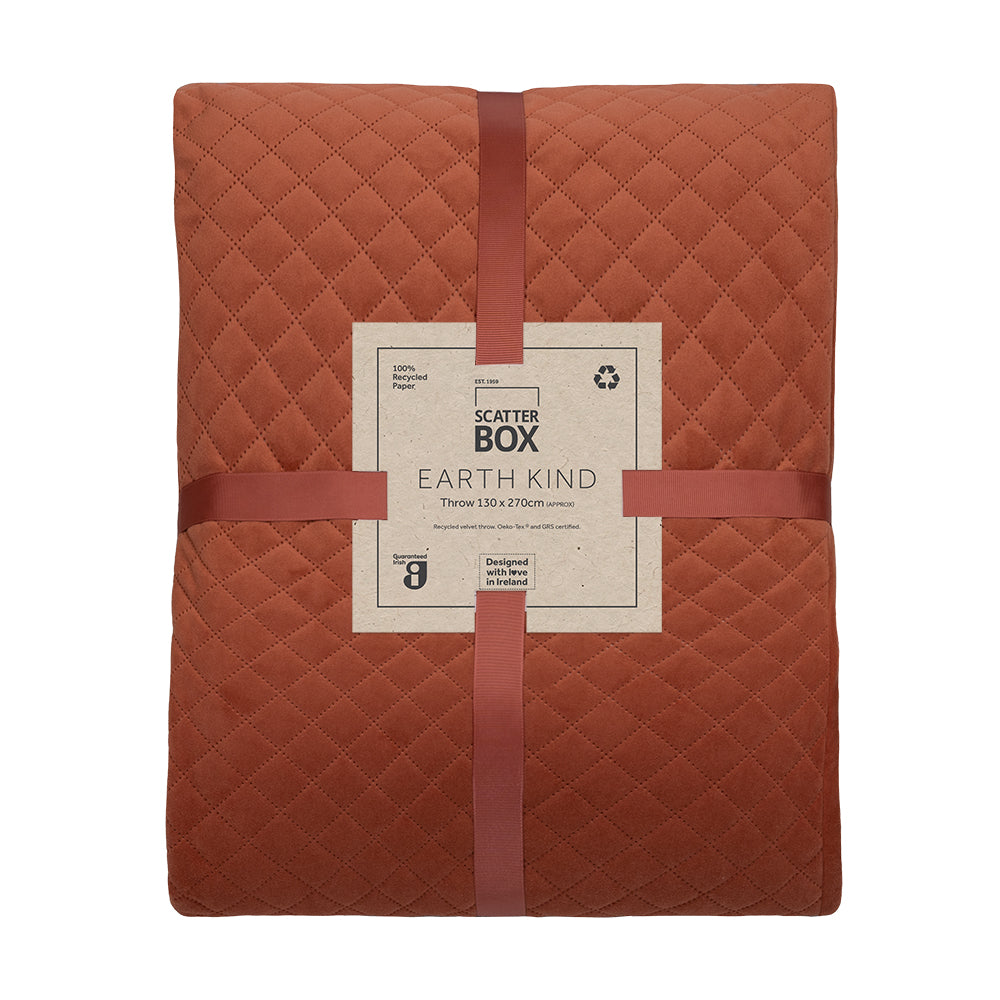 Scatterbox Erin Throw Baked Clay | Sofa Throws | Blankets & Fleeces ...