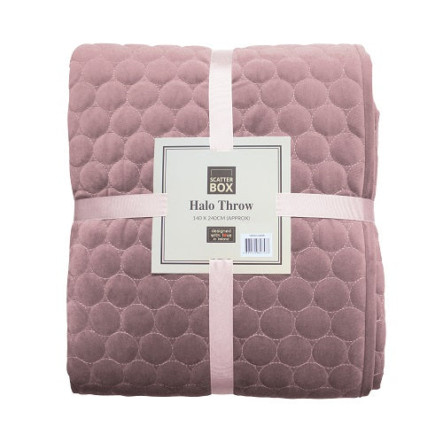 Luxurious lilac sofa throw blanket