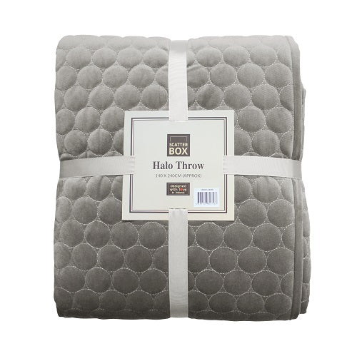 Luxurious Scatterbox Halo Throw Taupe for your cozy sofa.