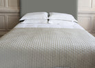 Quilted Scatterbox Halo Throw Taupe perfect for your bedroom decor.