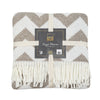 Cosy Zigzag Throw Blanket for Comfortable Living Spaces