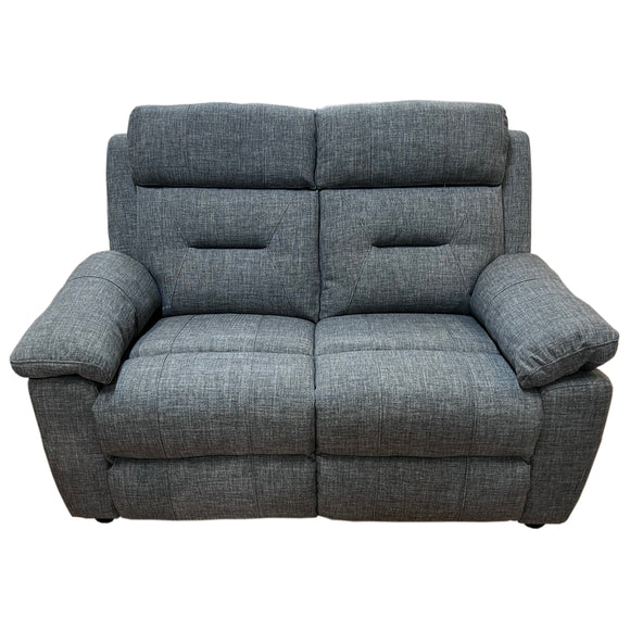 Taranto 2 Seater Sofa - Grey Linen Fabric