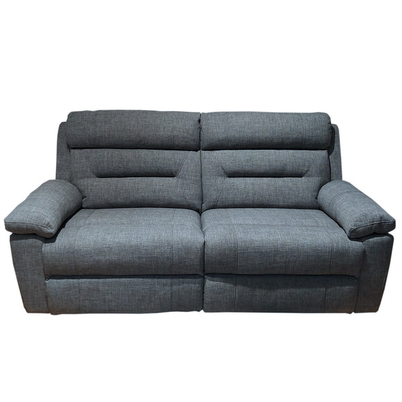 Taranto 3 Seater Recliner Sofa: Premium fabric and manual reclining mechanism for ultimate comfort and style..