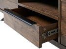 Durable wood frame of the Arno TV Stand Lowboard.