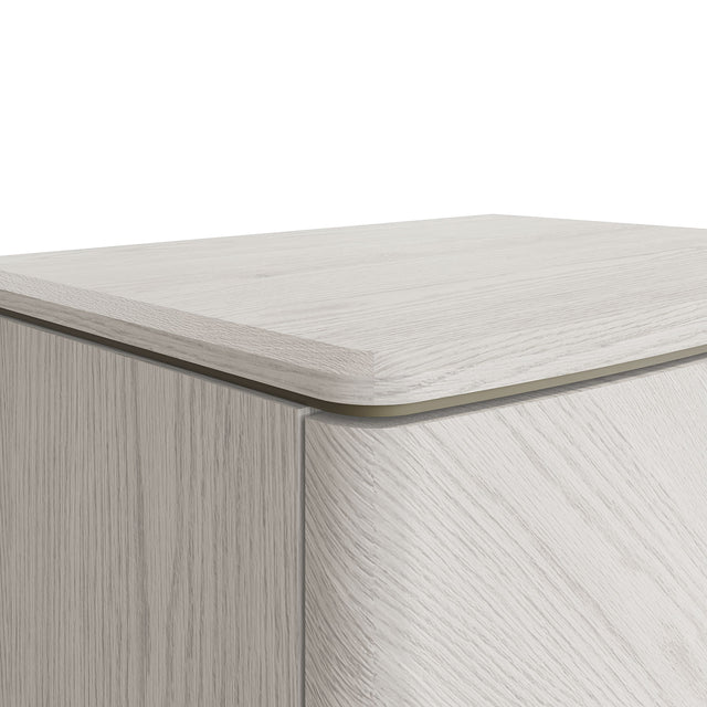 Diletta Bedside Table 2 Drawer Stone