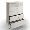 Organize Your Space with Diletta Tall Chest 5 Drawer Stone - Drawers and Chests