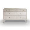 Modern Design Drawer Units - Diletta Dressing Chest 7 Drawer Stone