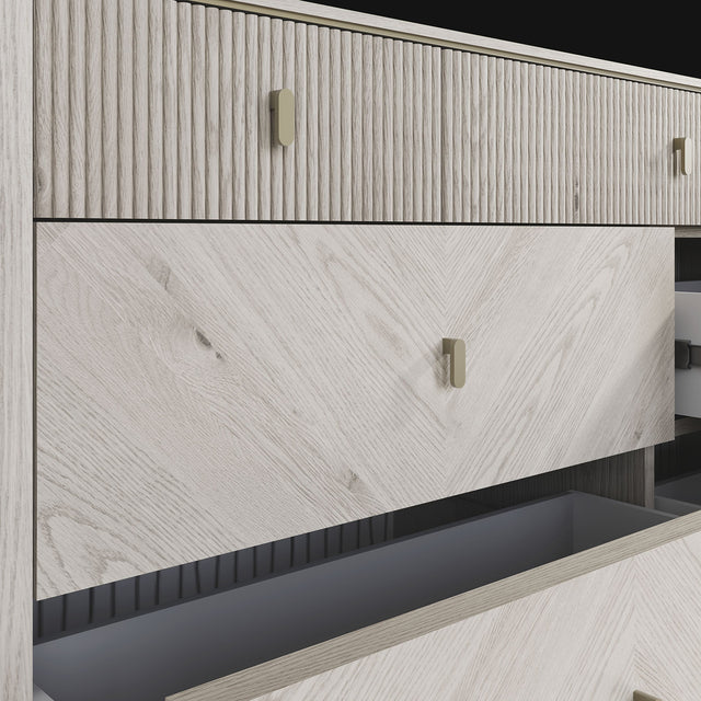 Diletta Dressing Chest 7 Drawer Stone