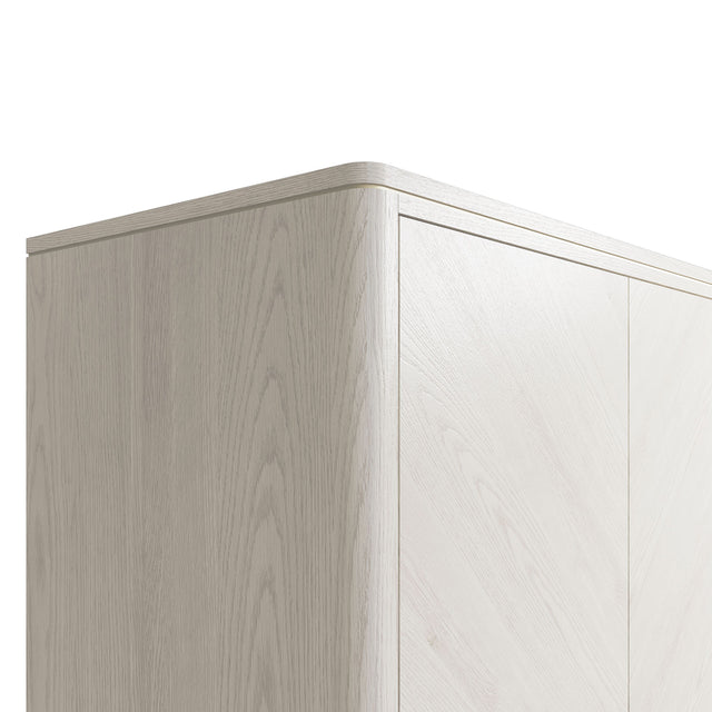 Diletta Wardrobe 2 Door 2 Drawer Stone