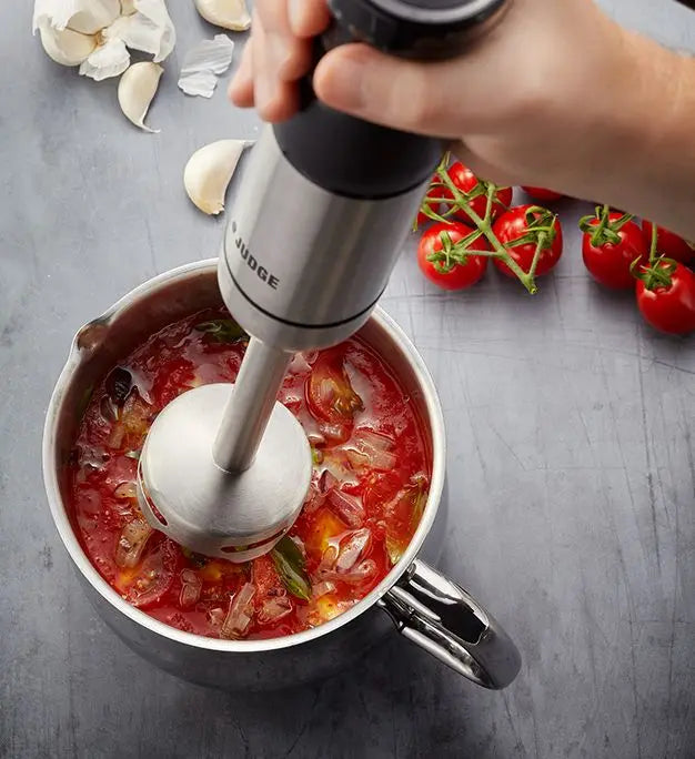 Judge Electricals Stick Blender, Variable Speed Hand Blender with Turbo Mode & Stainless Steel Blades, Compact Kitchen Appliance