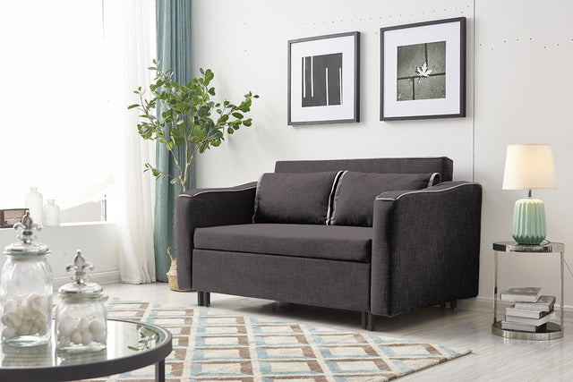 Aspen Sofa Bed Charcoal