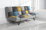 Transform your living room with the best futon sofa bed - Yellow Blue sofa bed