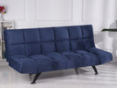 Comfortable futon bed - Zenith Sofa Bed Denim Blue - Elevate your living room decor