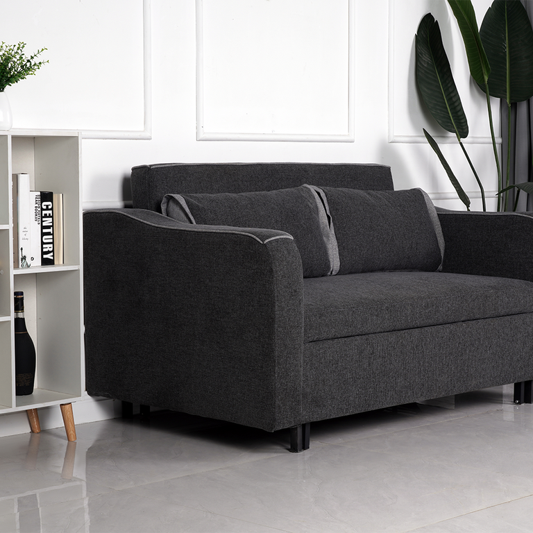 Aspen Sofa Bed Charcoal