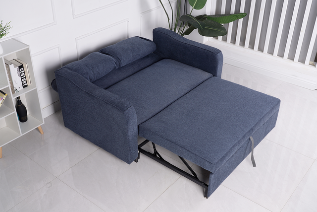 Aspen Sofa Bed Denim Blue