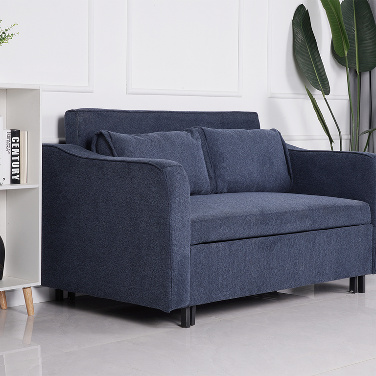 Aspen Sofa Bed Denim Blue