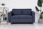 Shop the Serene sofa bed online in denim blue