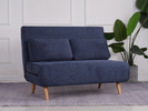 Transform Your Couch into a Comfortable Denim Blue Futon Bed
