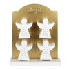 Embrace divine protection and spiritual comfort with the Guardian Angel Block Sign Assortment, featuring a selection of charming wooden block signs depicting guardian angels.