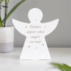"Find solace and peace in the Guardian Angel Block Sign Assortment, a series of wooden signs showcasing guardian angels, serving as a symbolic reminder of heavenly presence.