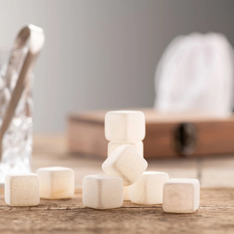 Galway Crystal Cooling Stones Gift Set White Jade