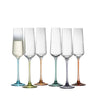 Galway Crystal Chroma Flute Party Pack Set of 6