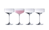 Galway Crystal Tivoli Glass Set of 4 Cocktail Martini Glasses