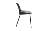 Enhance your dining experience with the Harris Dining Chair in Black. The smooth black upholstery adds a touch of luxury and refinement to your dining room decor. The ergonomically designed seat and backrest provide excellent support and comfort, allowing you to sit back and enjoy meals with ease. The sleek metal legs add a modern flair while ensuring stability and durability. 