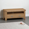 Ardara TV Unit 110cm in medium oak