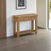 Ardara Console Table 100cm in medium oak