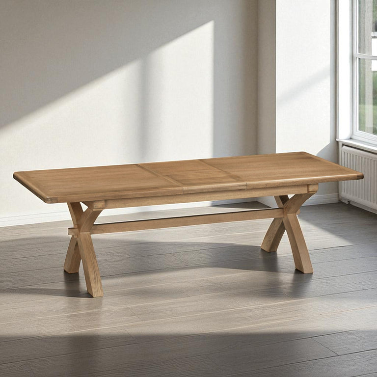 Ardara Cross Leg Extending Table 1.5m