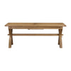 Ardara Cross Leg Extending Table 2m in medium oak