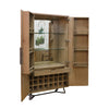 the Tribeca Wine Cabinet, highlighting its spacious surface area for serving and displaying wine.