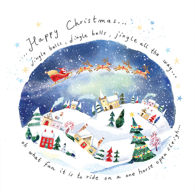 Snowy Village Christmas Cards (12 Pack) - Irish Cancer Society