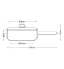 Judge 24cm Saute Pan – Stainless Steel Cooking Pan dimensions