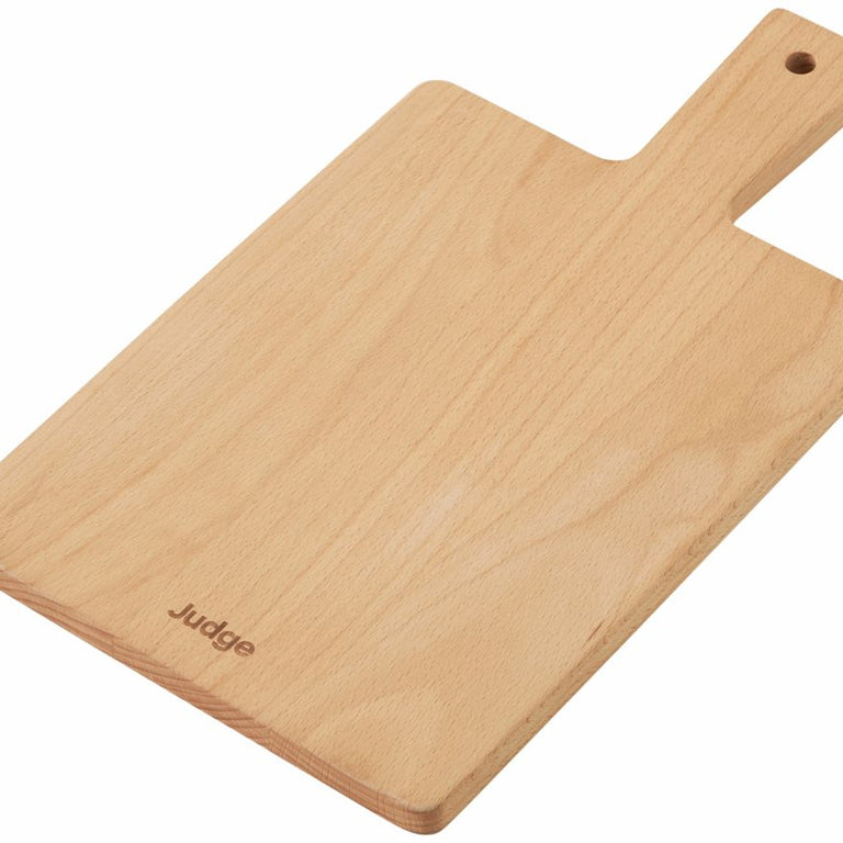 Judge Kitchen 40 x 22 x 1.5cm Beech Cutting Board – Durable Wooden Chopping Board, Knife-Friendly Surface
