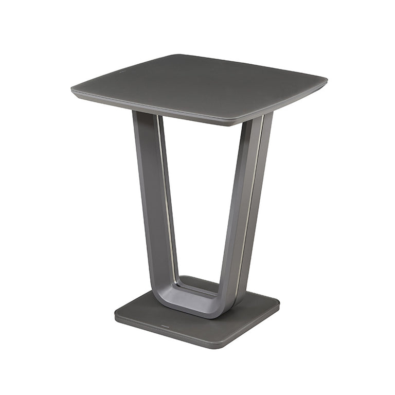 Lazzaro Bar Table Graphite Grey Matt 800
